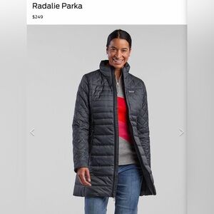 Patagonia Women's Grey Radalie Parka- Size XL